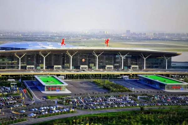 Aeropuerto de Tianjin Binhai: Estación de aire acondicionado Nº 2 en la zona oriental