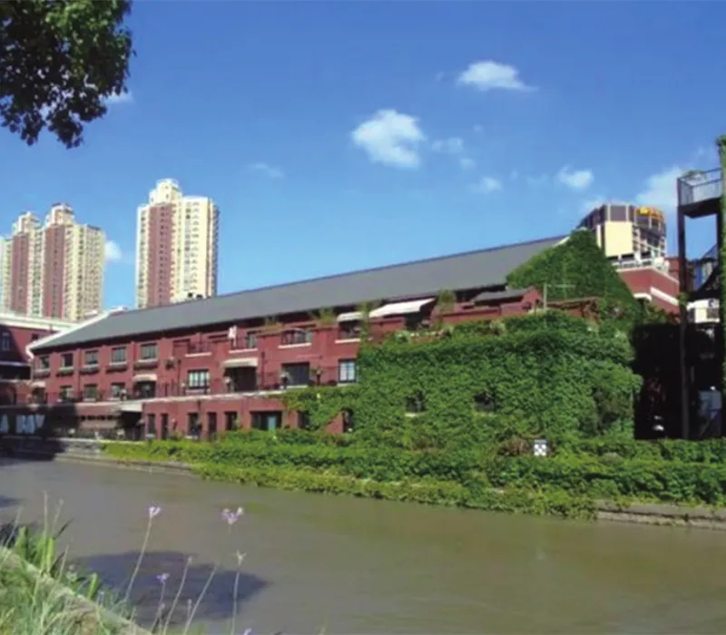 Proyecto de demostración de mejora de la calidad del agua del río en el distrito de Hongkou, Shanghái