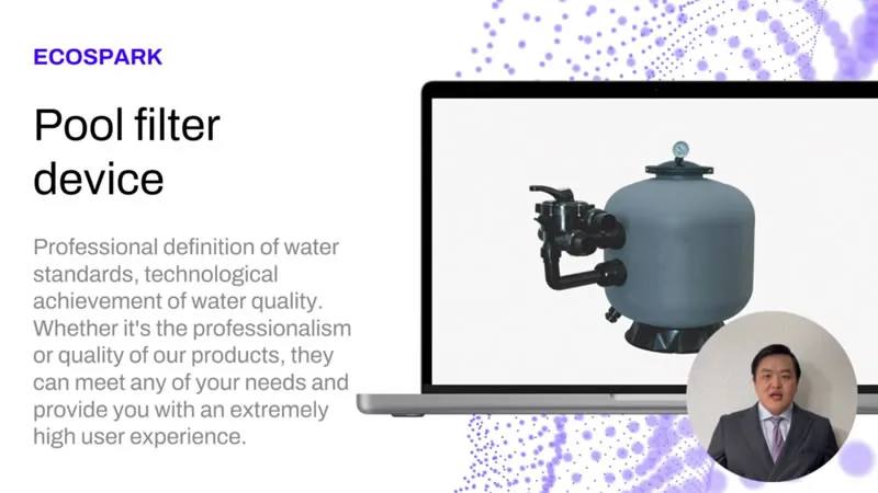 Soluciones inteligentes de filtración para piscinas