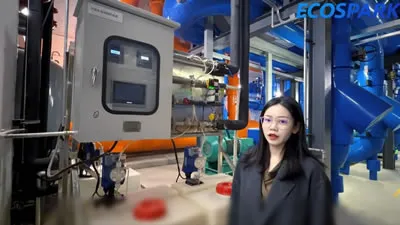 Sistema automático de dosificación de productos químicos con control inteligente para un centro comercial