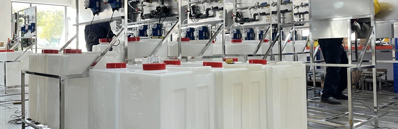 Sistema automático de dosificación química